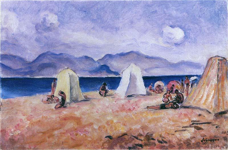 Henri Lebasque Prints On the Beach china oil painting image